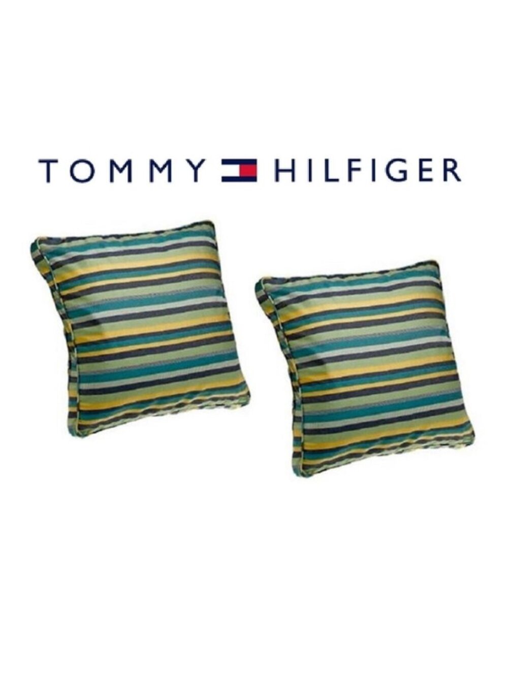 2 brand new Tommy Hilfiger DHARMA European EURO Pillow Shams